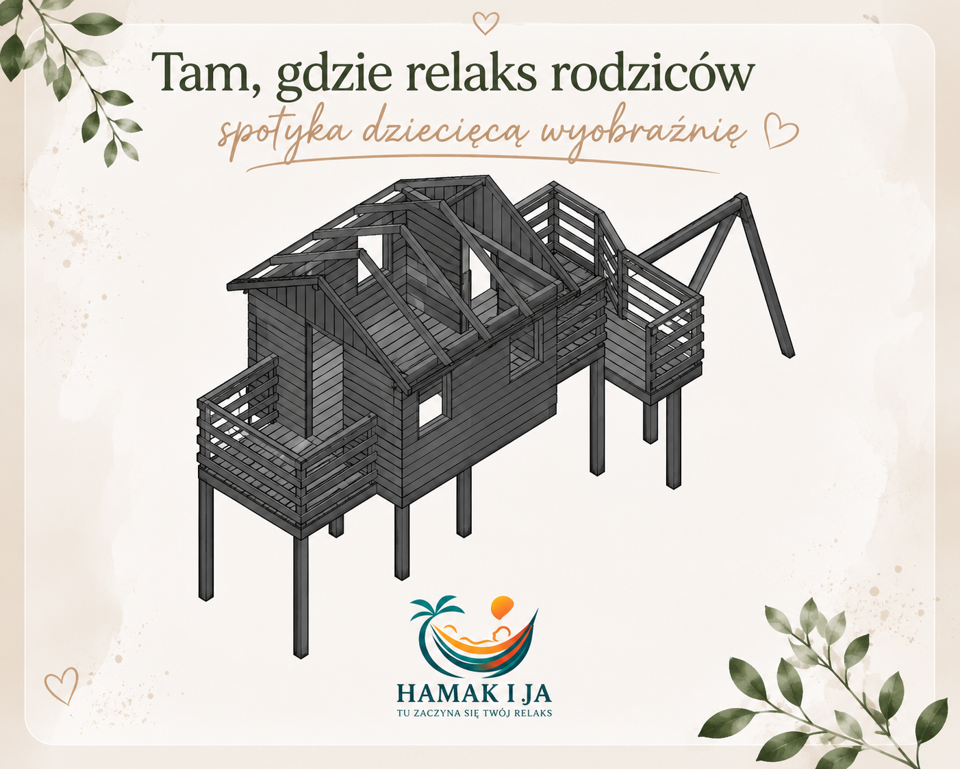 Jak zbudować domek na drzewie? Inspiracja slow life od Hamakija.pl