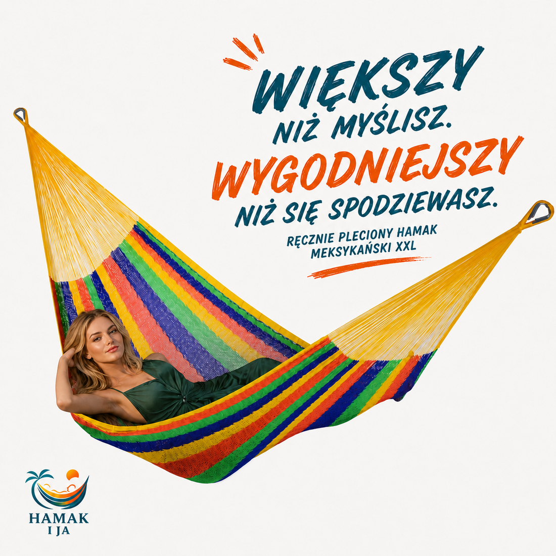 Jaki hamak wybrać? Rozmiary L, XL, XXL i rodzaje splotu