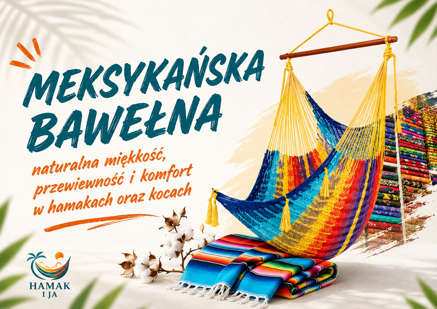 Meksykańska bawełna - naturalna miękkość, przewiewność i komfort w hamakach oraz kocach
