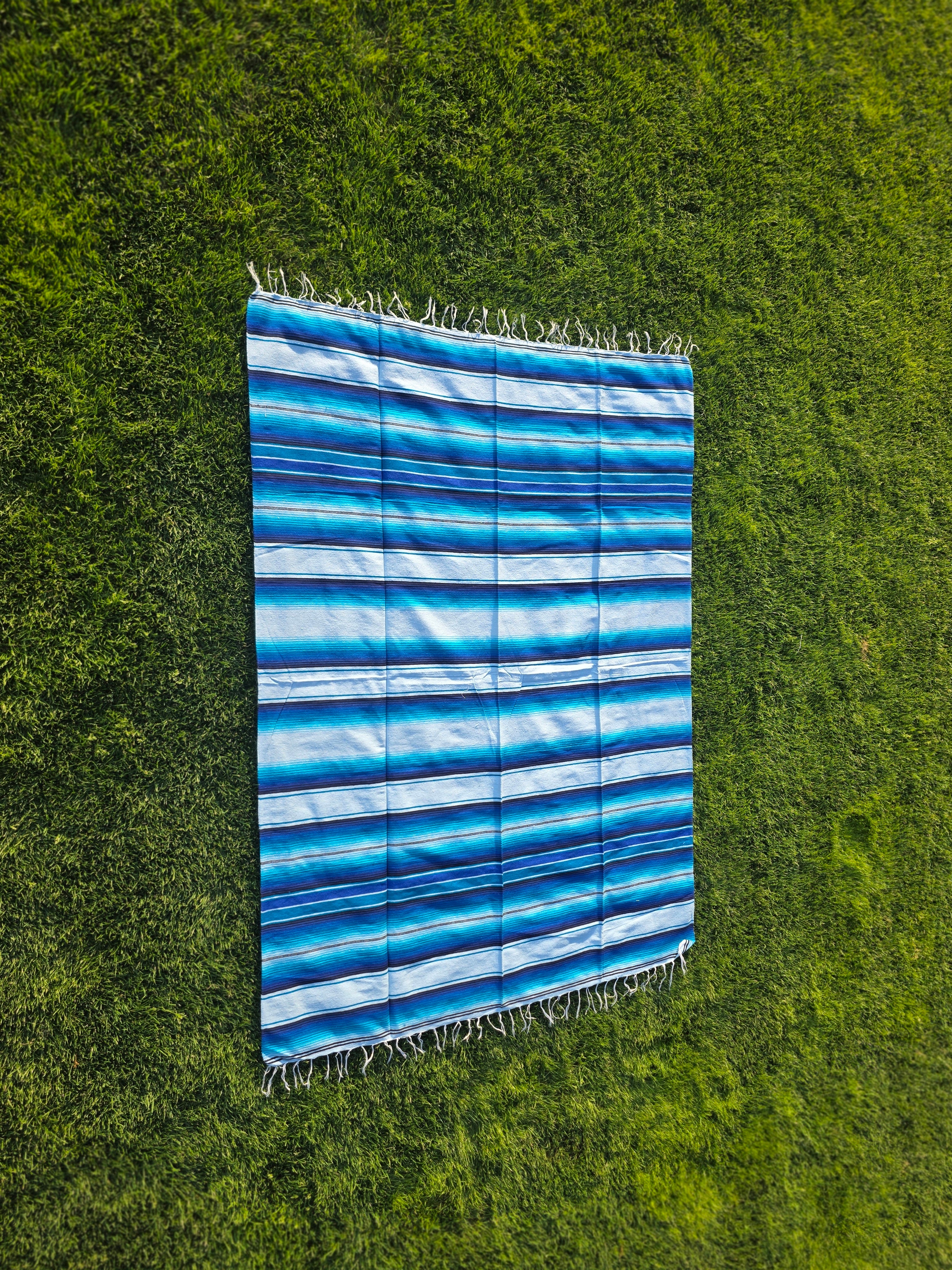 Koc bawełniany 100% z Meksyku 220 × 150 cm – ręcznie tkany na krośnie nr 2