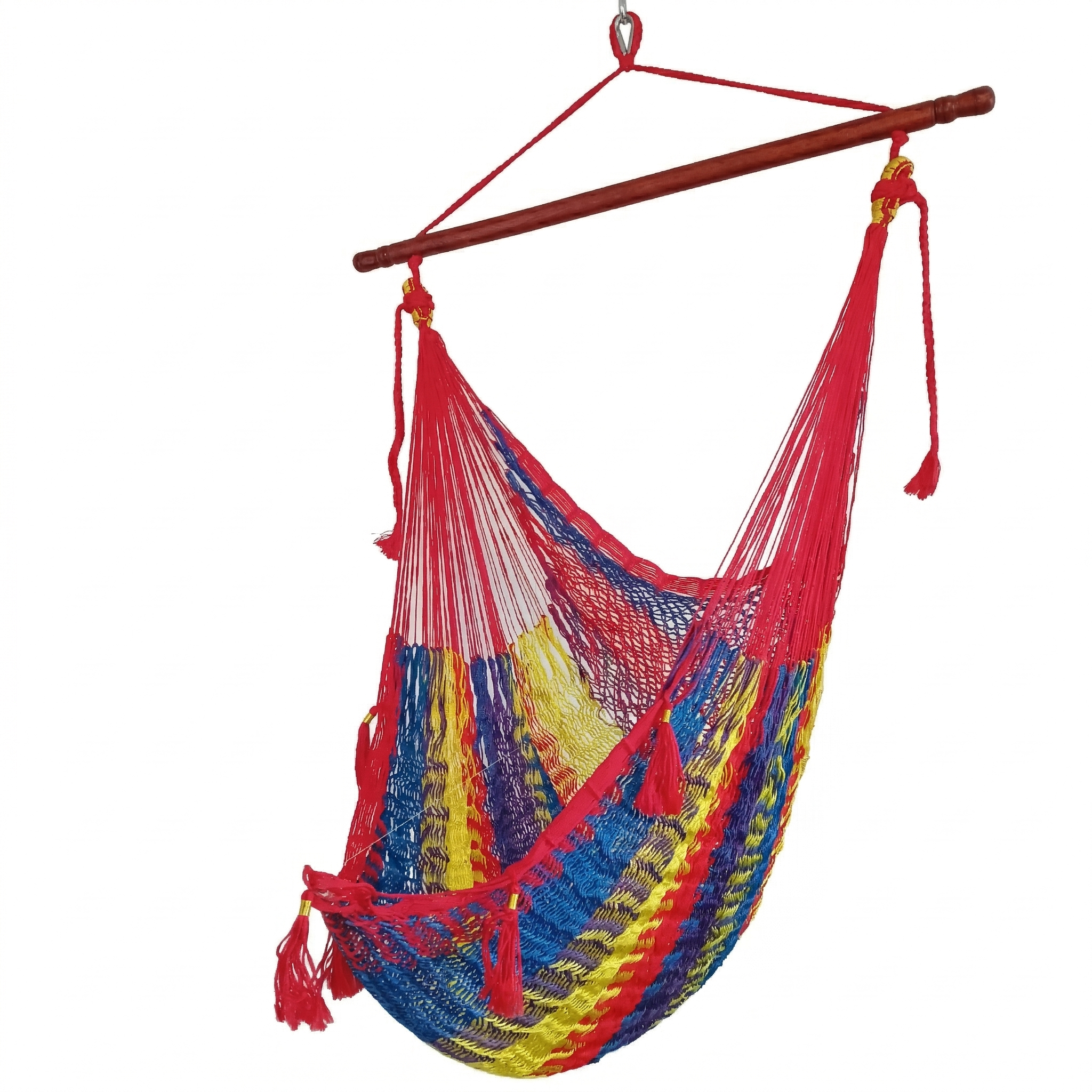 Meksykański Pleciony Fotel Hamakowy Mayo XL - nylon