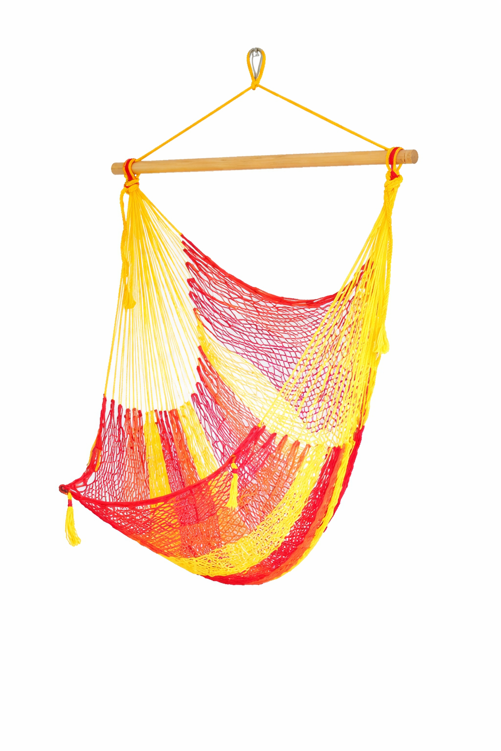 Meksykański Pleciony Fotel Hamakowy Caribe L - nylon