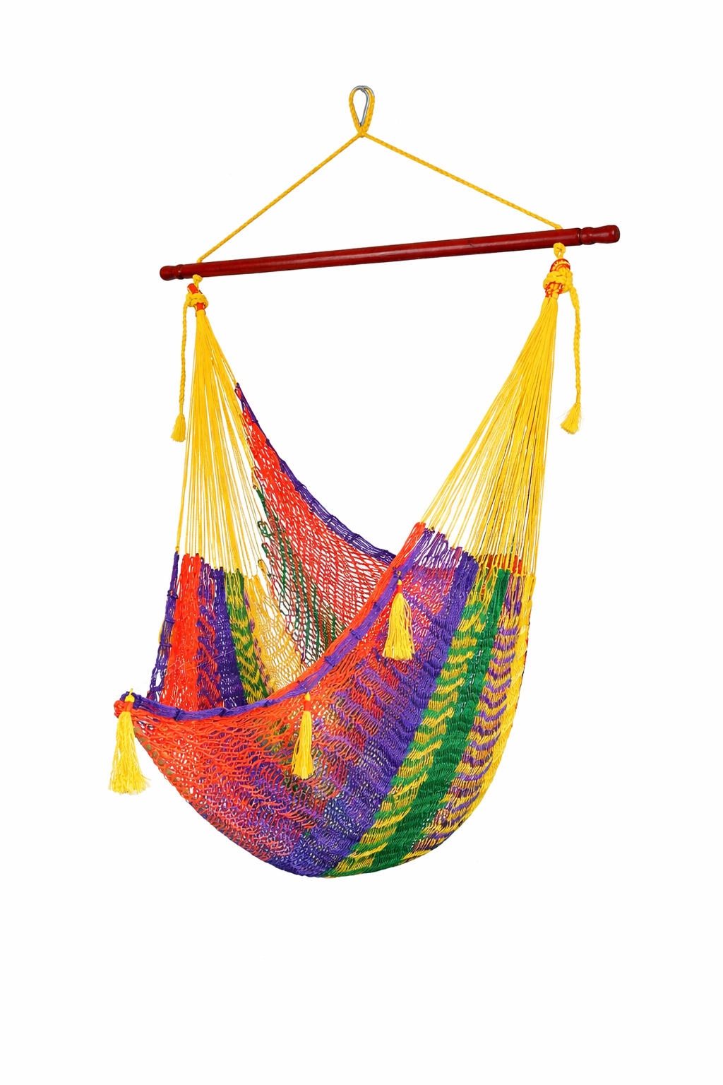 Meksykański Pleciony Fotel Hamakowy Mayo XL - nylon