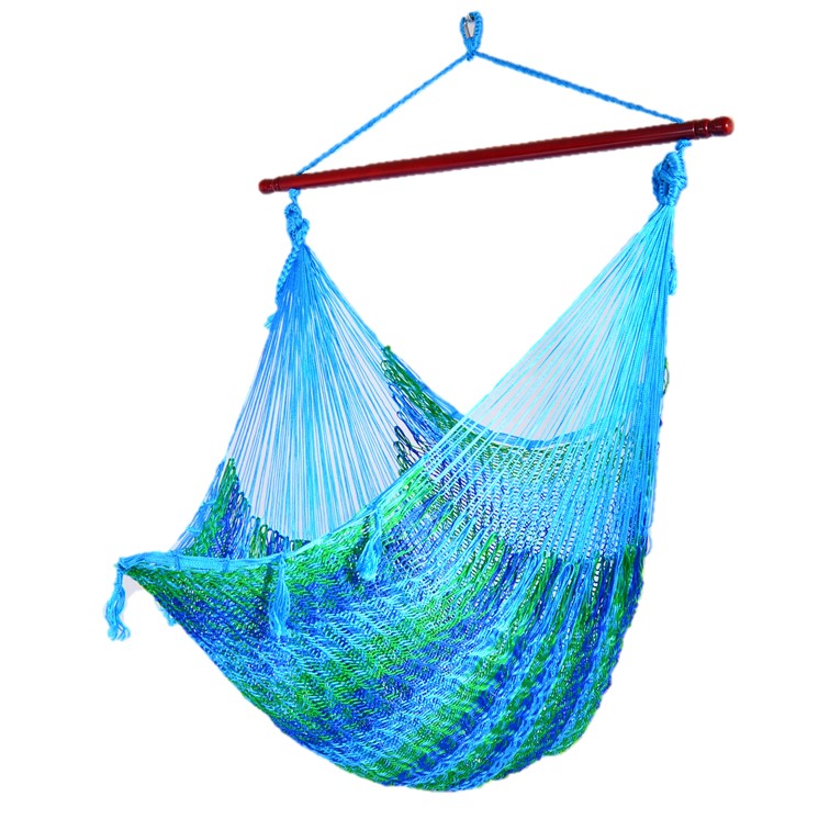 Meksykański Pleciony Fotel Hamakowy Mayo XL - nylon
