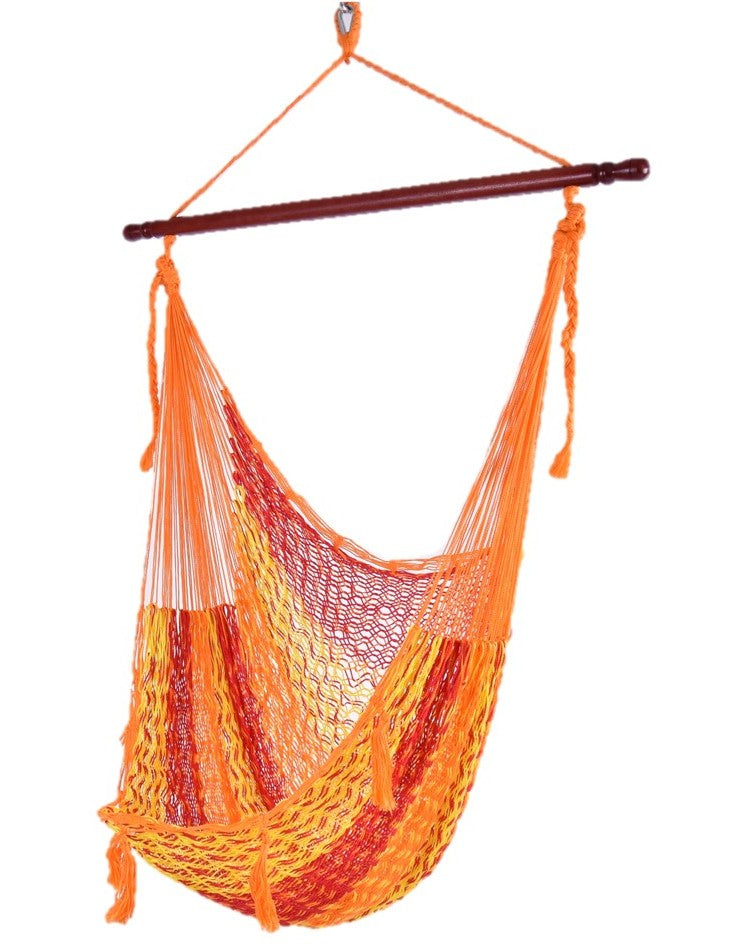 Meksykański Pleciony Fotel Hamakowy Mayo XL - nylon