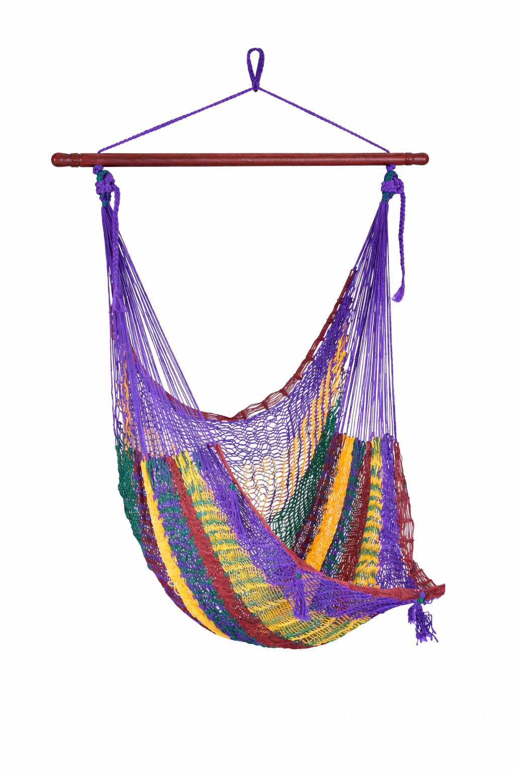 Meksykański Pleciony Fotel Hamakowy Mayo XL - nylon