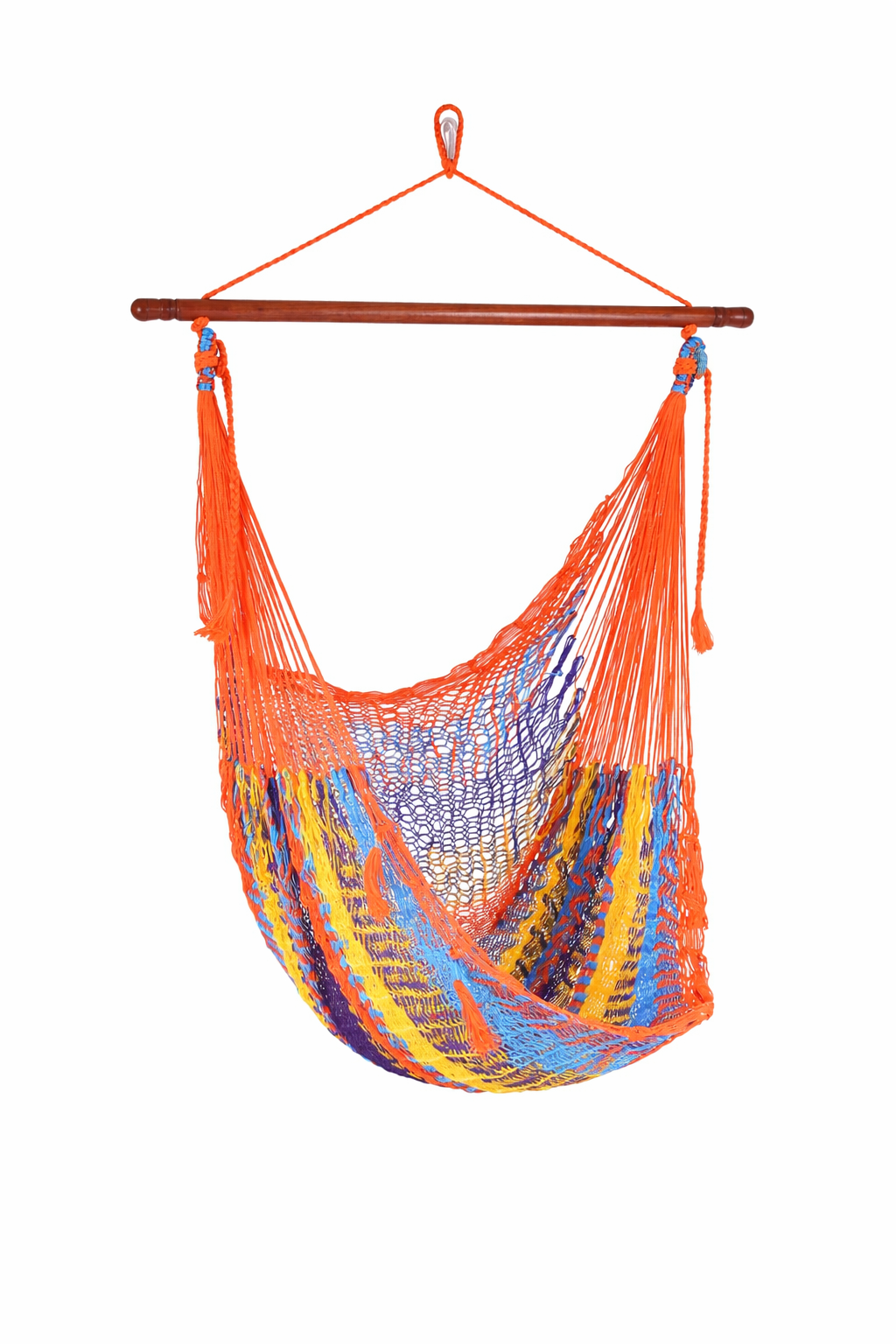 Meksykański Pleciony Fotel Hamakowy Mayo XL - nylon