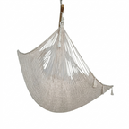 Meksykański Pleciony Fotel Hamakowy Merida - XXL - bawełna