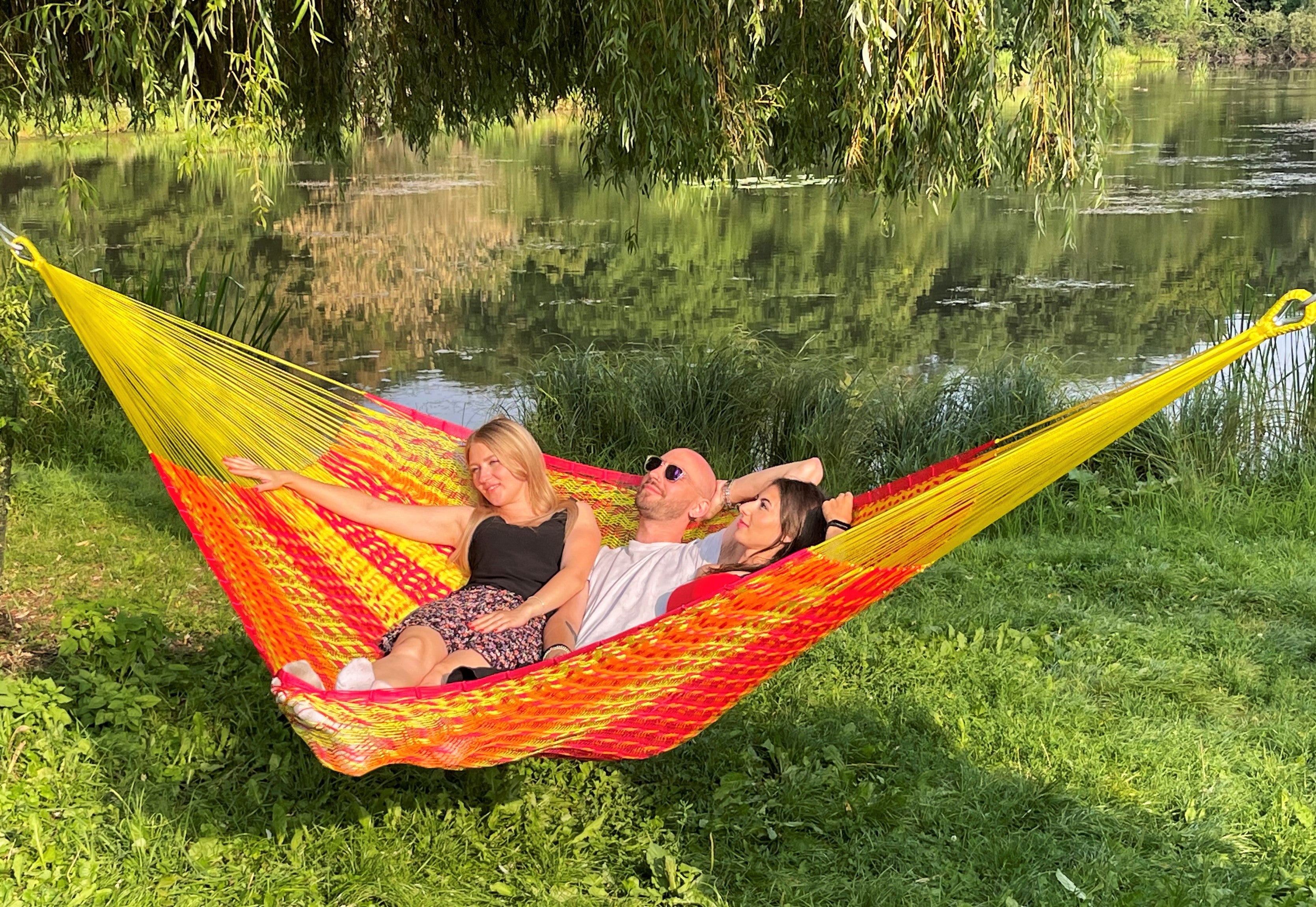 Meksykański Pleciony Hamak Gringo XXL - nylon