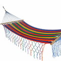 Meksykański Pleciony Hamak z Drążkiem Jardin L - nylon