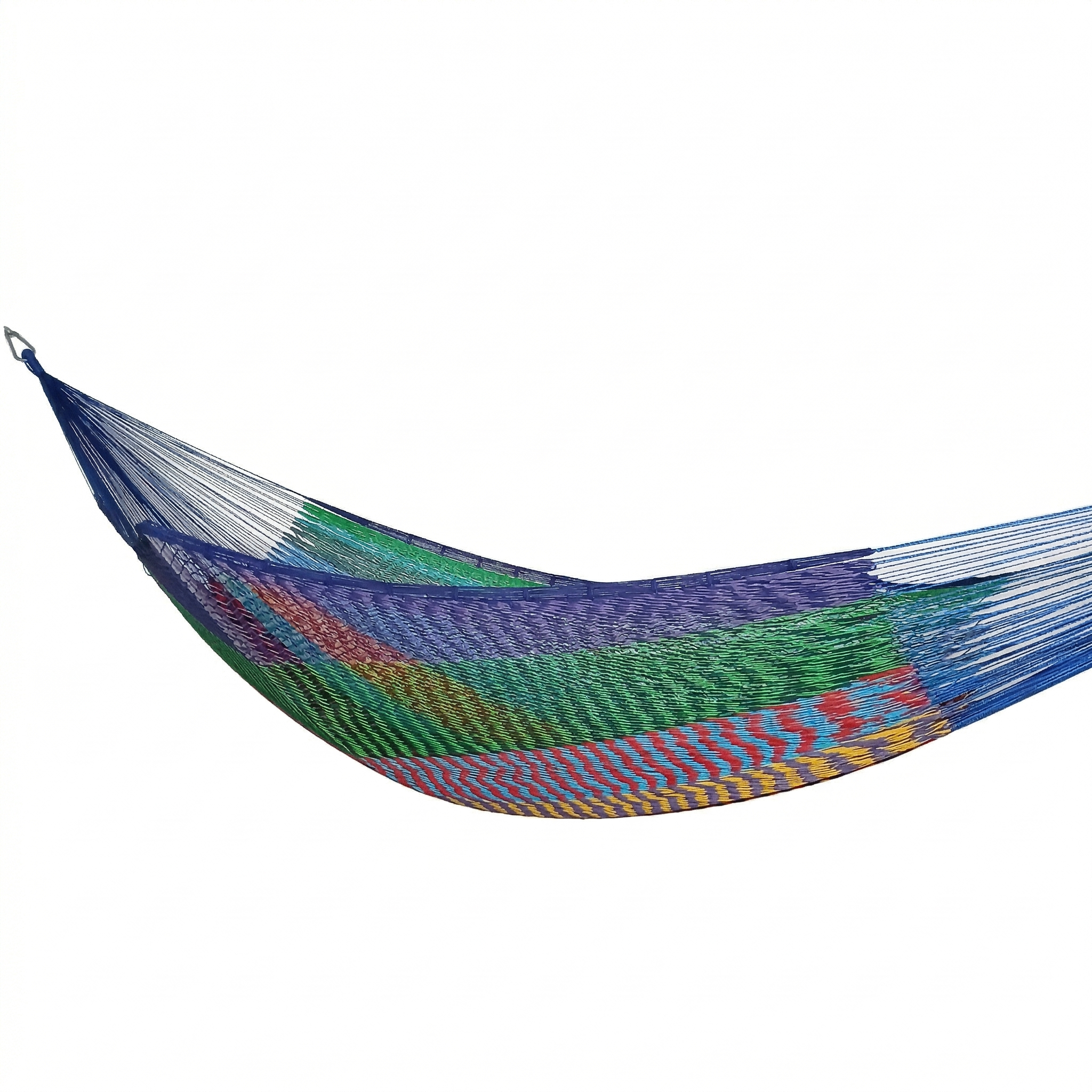Meksykański Pleciony Hamak Tropical XL - bawełna / nylon
