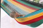Meksykański Pleciony Hamak Tropical XL - bawełna / nylon