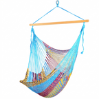 Meksykański Pleciony Fotel Hamakowy Indio L - bawełna / nylon