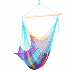 Meksykański Pleciony Fotel Hamakowy Indio L - bawełna / nylon