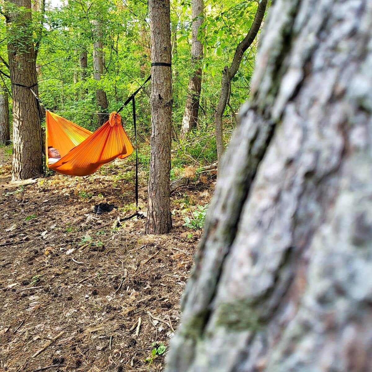 Hamak Turystyczny SUMMER LIGHT pomarańczowy Triplander
