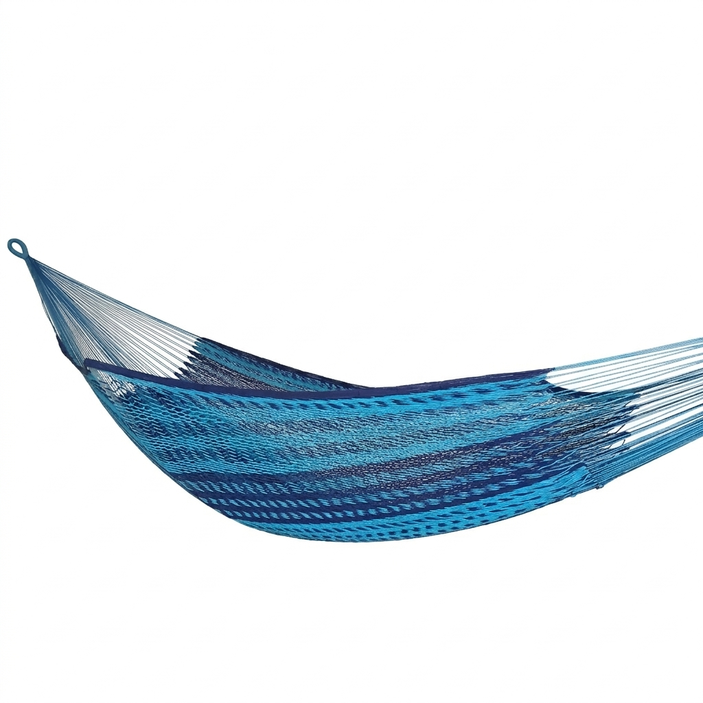 Meksykański Pleciony Hamak Tropical XL - bawełna / nylon