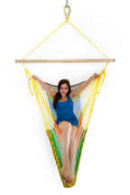 Meksykański Pleciony Fotel Hamakowy Caribe L - nylon